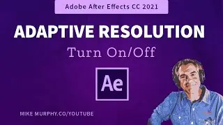 After Effects: Adaptive Resolution (Toggle On/Off)