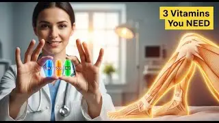 3 Vitamins Seniors Must Take Before Bed for Stronger Legs (B12, D3, K2 Explained)