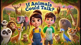 If Animals Could Talk? 🦉🦁 A Magical Adventure with Mia & Arlo!