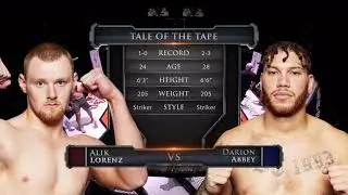 Alik Lorenz vs Darion Abbey - ENDS IN A BRUTAL KO!  Caged Aggression XXXVI 