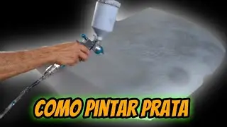 Como pintar Prata sem  mancha