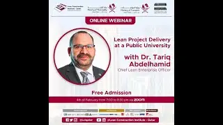 Lean Project Delivery at a Public University