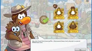 Club Penguin Online Puffle Party, Brown Puffle Hidden Location