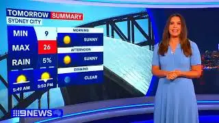 @australiannewsarchive2 9News Sydney - Weather and Closer, Tuesday September 17th 2024