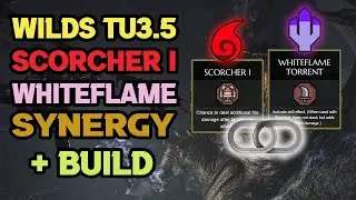 Синергия Scorcher и Whiteflame (Огня и Дракона) - MH Wilds TU 3.5 - Сборка Switch Axe - MH Math #107