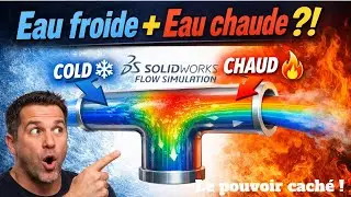 SolidWorks Flow Simulation | What really happens when hot and cold water mix?
