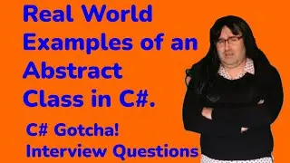 Real World Examples of an Abstract Class in C#