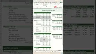 Delete a cell without removing entire row or column - Excel Tips and Tricks