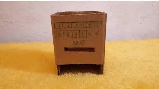 How to make a mini ATM with card board🧿🧿🧿#diy #art and craft#art #craft  