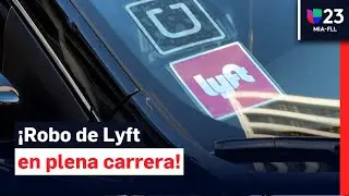 &iexcl;Ins&oacute;lito! Mujer roba auto de Lyft en plena carrera