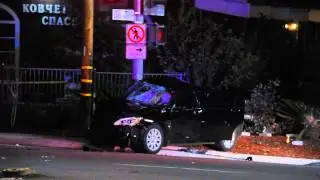 Fatality - Pursuit Crash at Elkhorn Blvd. and Larchmont Dr. (Video by Tracy &copy;