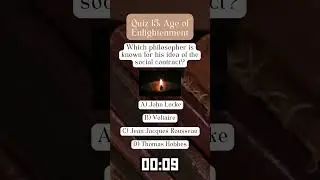 Enlighten Your Mind: Solve the Quiz on The Age of Enlightenment!