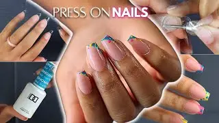 How I Make My Amazon Press On Nails LASTS for 3+ Weeks | Easy AT HOME Press On Nails