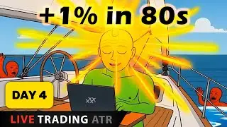 DAY 4 • Gold Scalping Mastery 🏆 2 Trades, 1% Profit in Under 80 Seconds | ATR Tool in Action