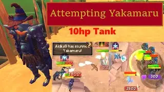 Failing Yakamaru (10hp pure defence) + got 5k reputation due to raids leech  XD