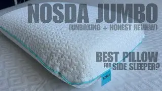 Best LATEX pillow for SIDE SLEEPER? NOSDA Jumbo Pillow [COMPARISON & HONEST REVIEW]