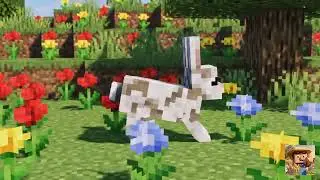 Minecraft RTX Happy Bunny Minecraft  #minecraft #shorts #cartoon