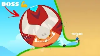 Tiny Hunters Boss Fight vs Time Pass Player 💪 Gameplay