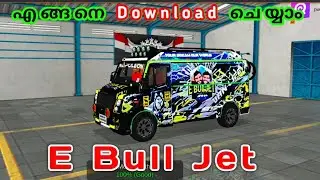 How to download E Bull Jet Traveler mod on #bussimulatorindonesia