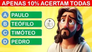 20 PERGUNTAS BÍBLICAS SOBRE O NOVO TESTAMENTO - QUIZ BÍBLICO