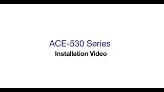 HAMPBACK ACE-530 Series Official Installing Instruction