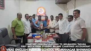 Heartiest congratulations to Mr. Mahesh Taduka l Became a Chartered Accountant l