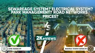 Bahria Town Karachi Vs Dha Karachi | Prices , Lifestyle , Basic Needs | Housing Associates