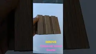 Wood charcoal louver | WPC wall panel