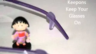 Stopping your glasses from slipping made possible with Keepons eyeglass retainers