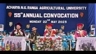 DD Saptagiri || 55th Convocation of Acharya N.G Ranga agricultural university || 23.05.23 6pm