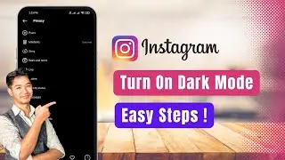 How To Turn On Dark Mode On Instagram On iPhone !
