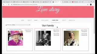 Build a family tree in your website