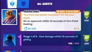 ONE MATCH: Hit an opponent within 10 seconds of zero point dashing deal damage within 15 seconds of