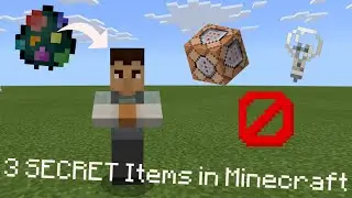 3 SECRET Items you may not have heard of! (Bedrock, PE, Windows 10 Edition) | Minecraft