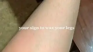 DIY Removing Legs Hair Using Luxewax (How to remove legs hair using Luxewax)