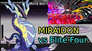 BEATING ELITE FOUR WITH ONLY MIRAIDON! (Project ULTIMA)