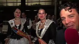 Elección Reinas y Damas de Elche 2017, entrevistas en el palacio de Altamira