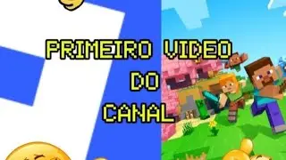 Meu primeiro v&iacute;deo do canal!!! 
