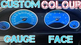 F30/F80 BMW custom gauge face install from mashimarho (DIY)