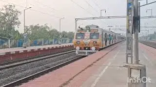 Red hot🔥 WAP4🔥 trains + Different types of EMU trains high speed compilation of trains of ER 
