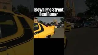 Blown Pro Street Plymouth Road Runner at Street Machine Nationals