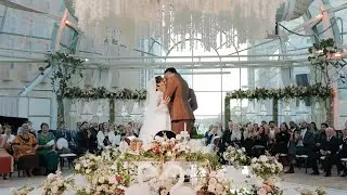 Stunning Luxury Fall Wedding at Indianapolis Artsgarden | Talat + Sean | Teaser