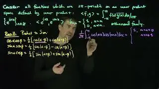 Соотношения ортогональности для косинуса и синуса и соответствующие ряды Фурье