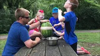 Exploding Watermelon With Rubber Bands!