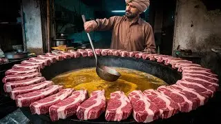 UNBELIEVABLE 250KG KABULI PULAO IN PAKISTAN | MOUNTAIN OF RICE & MEAT | PAKISTANI STREET FOOD