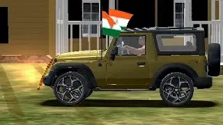 #viral video #modifai Mahindra thar 😈 games:indian yellow thar(gaadi wala game) Android 3d game 🇮🇳🇮🇳