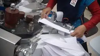 AUTOMATIC COLLAR  TRIM, TURN & PRESS MACHINE