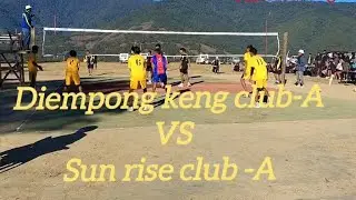 Diempong keng club-A VS Sun rise club -A organised by APSU at ITC Dan.