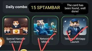hamster Kombat dylie combo card 15 sptambar