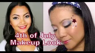 4th of July Makeup Look with DivaMakeupQueen